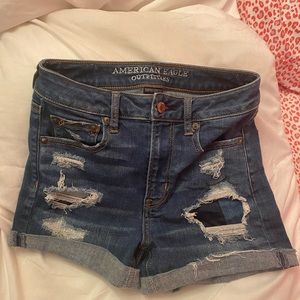 American eagle denim shorts 0